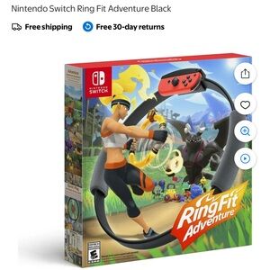 Nintendo Ring Fit Adventure with game